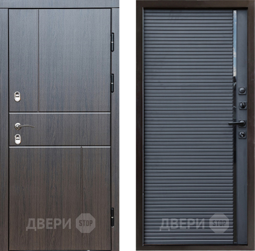 Входная металлическая Дверь Престиж TERMO с терморазрывом Горизонт Венге Porte Черный кварц в Химках