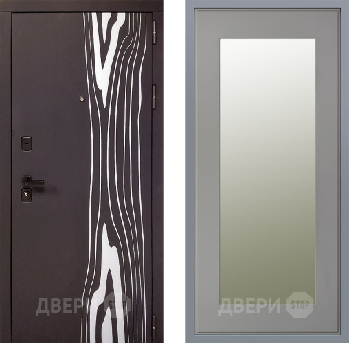 Дверь Заводские двери Леванте Зеркало Модерн Грей софт в Химках