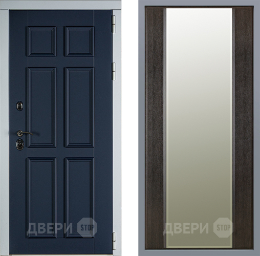 Дверь Заводские двери Стокгольм Зеркало Макси Венге в Химках