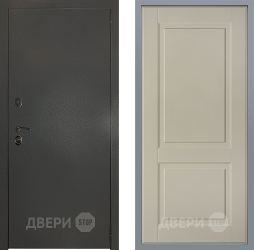 Дверь Заводские двери Эталон 3к антик серебро Доррен Шампань в Химках