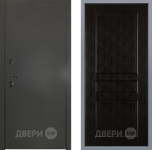 Дверь Заводские двери Эталон 3к антик серебро К-2 Венге в Химках