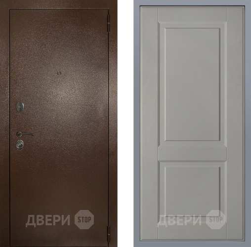 Дверь Заводские двери Эталон 3к антик медь Доррен Грей софт в Химках