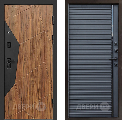 Входная металлическая Дверь Престиж Avangard Porte Черный кварц в Химках
