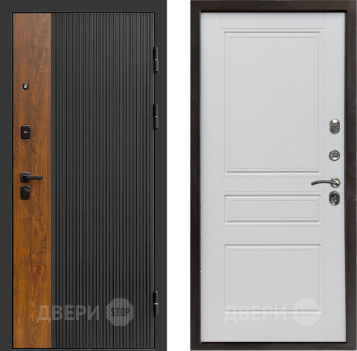 Входная металлическая Дверь Престиж Prestizh Классика Белый матовый в Химках