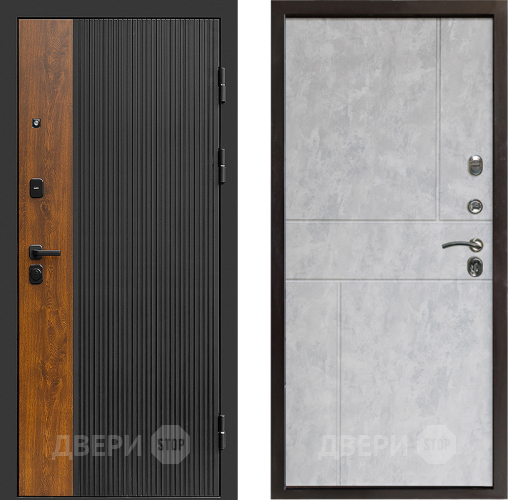 Входная металлическая Дверь Престиж Prestizh Горизонт Бетон светлый в Химках