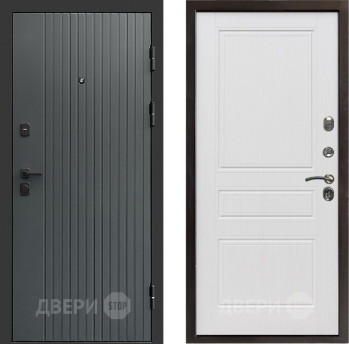 Дверь Престиж Tvist Grey Классика Белое дерево в Химках