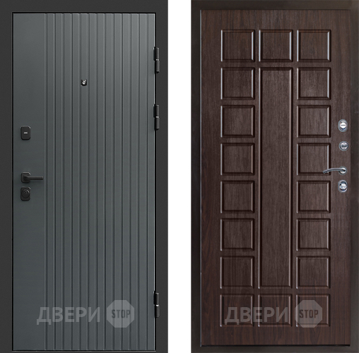 Входная металлическая Дверь Престиж Tvist Grey Престиж Венге в Химках