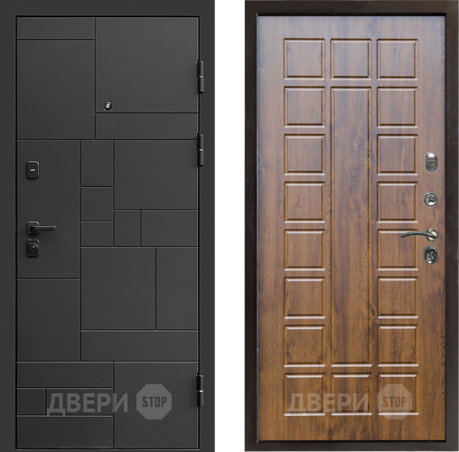 Входная металлическая Дверь Престиж Kvadro Престиж Дуб в Химках