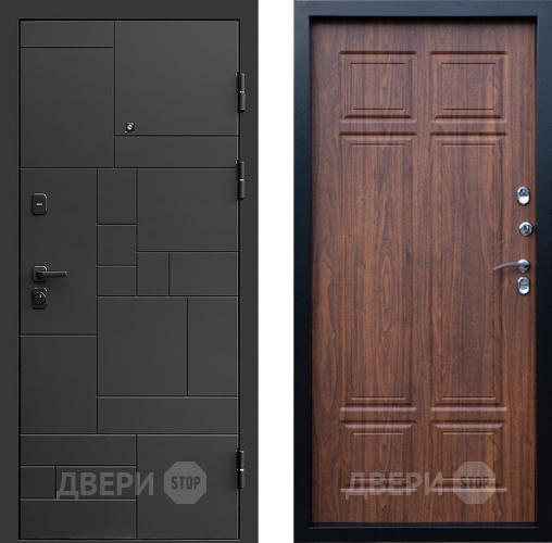 Дверь Престиж Kvadro Премиум Орех темный в Химках