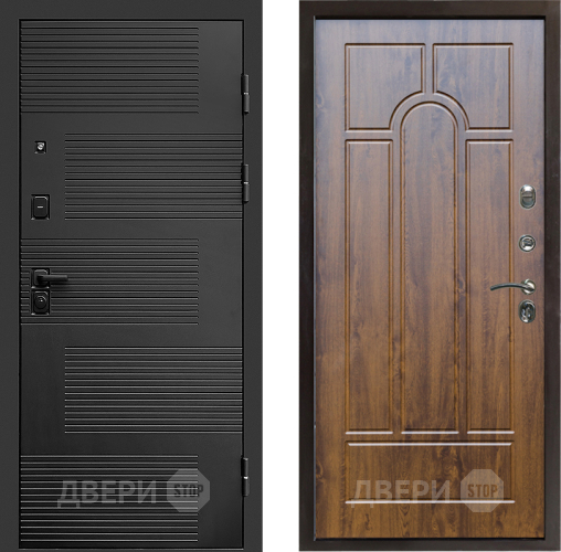 Входная металлическая Дверь Престиж Favorit Арка Дуб в Химках