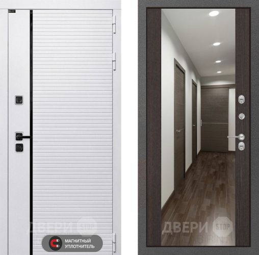 Дверь Лабиринт (LABIRINT) Royal Зеркало Максимум Венге в Химках
