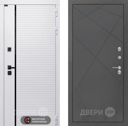 Дверь Лабиринт (LABIRINT) Royal 24 Графит софт в Химках