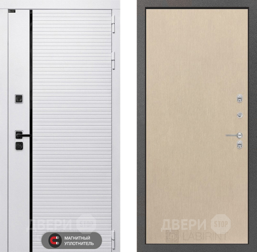 Входная металлическая Дверь Лабиринт (LABIRINT) Royal 05 Венге светлый в Химках