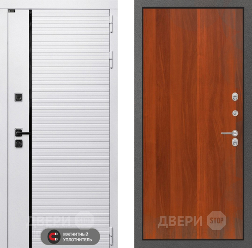Входная металлическая Дверь Лабиринт (LABIRINT) Royal 05 Итальянский орех в Химках