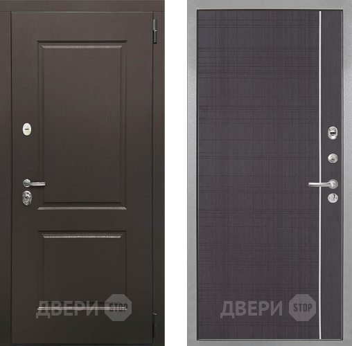 Дверь Интекрон (INTECRON) Кампо В-07 с молдингом Венге в Химках