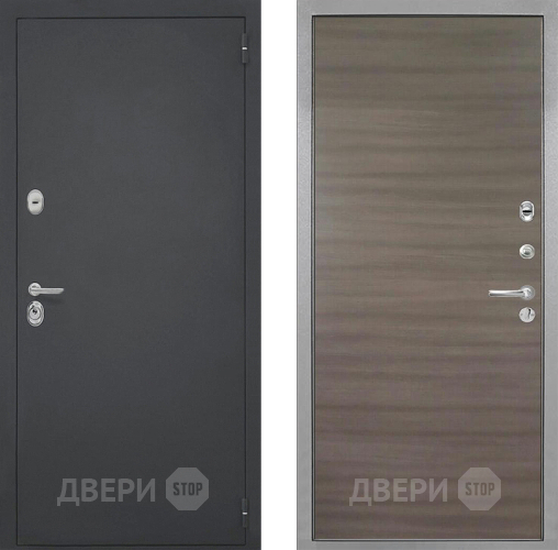 Входная металлическая Дверь Интекрон (INTECRON) Гектор Гладкая Дуб тоскано поперечный в Химках