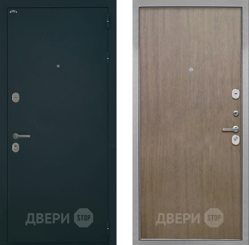 Входная металлическая Дверь Интекрон (INTECRON) Греция Гладкая шпон Венге коричневый в Химках