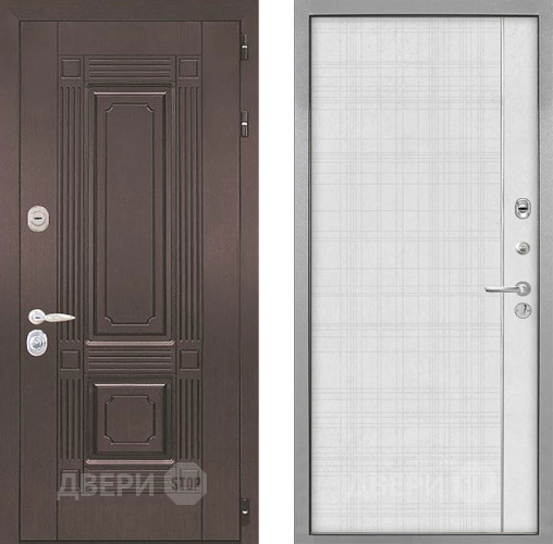 Дверь Интекрон (INTECRON) Италия В-07 с молдингом Лофт белый в Химках
