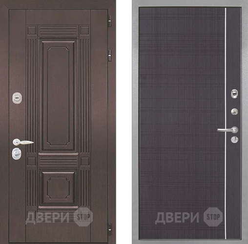 Входная металлическая Дверь Интекрон (INTECRON) Италия В-07 с молдингом Венге в Химках