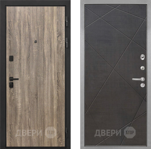 Дверь Интекрон (INTECRON) Профит Black Дуб Турин Лучи-М Венге распил кофе в Химках