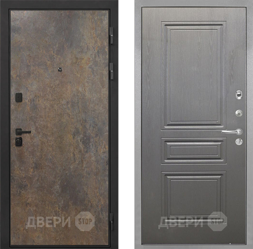 Дверь Интекрон (INTECRON) Профит Black Гранж ФЛ-243 Графит вуд дуб в Химках