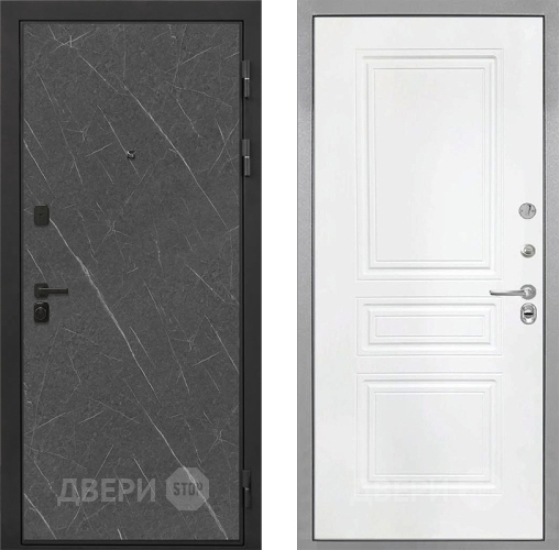 Дверь Интекрон (INTECRON) Профит Black Гранит Лава Оникс ФЛ-243 Белый матовый в Химках