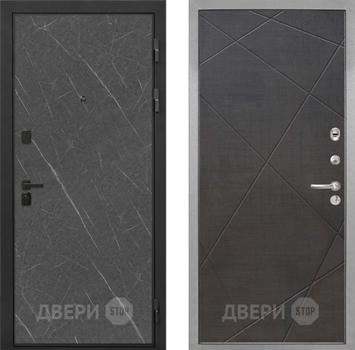 Входная металлическая Дверь Интекрон (INTECRON) Профит Black Гранит Лава Оникс Лучи-М Венге распил кофе в Химках