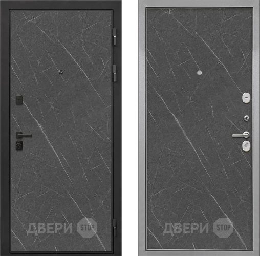 Входная металлическая Дверь Интекрон (INTECRON) Профит Black Гранит Лава Оникс Гладкая Гранит лава оникс в Химках