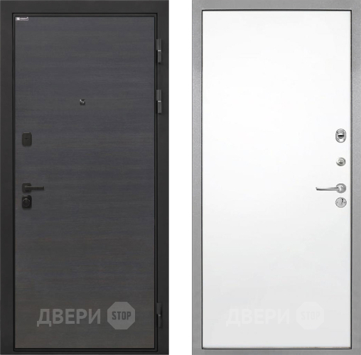 Дверь Интекрон (INTECRON) Профит Black Эковенге Гладкая Силк Сноу в Химках