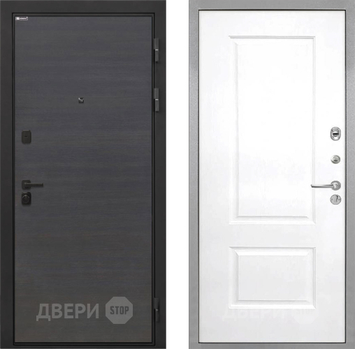 Входная металлическая Дверь Интекрон (INTECRON) Профит Black Эковенге Альба Роял Вуд белый в Химках