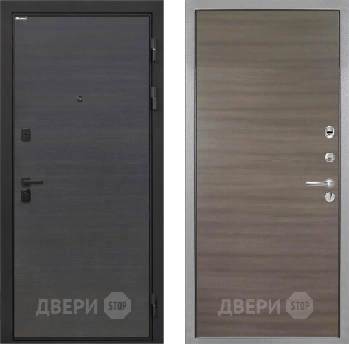 Дверь Интекрон (INTECRON) Профит Black Эковенге Гладкая Дуб тоскано поперечный в Химках