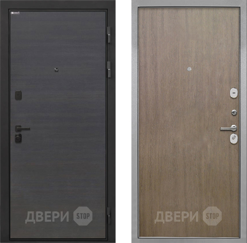 Дверь Интекрон (INTECRON) Профит Black Эковенге Гладкая шпон Венге коричневый в Химках