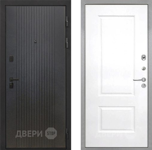 Входная металлическая Дверь Интекрон (INTECRON) Профит Black ФЛ-295 Альба Роял Вуд белый в Химках