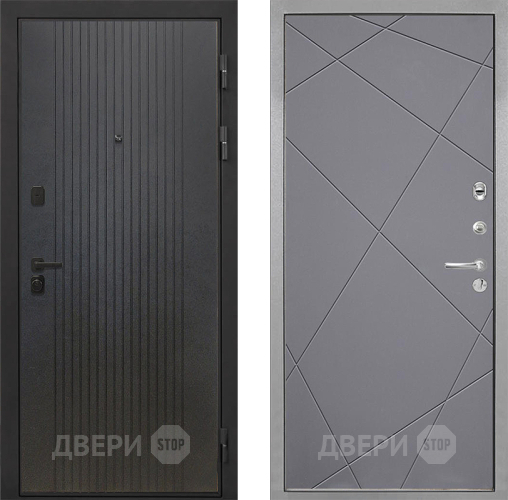 Дверь Интекрон (INTECRON) Профит Black ФЛ-295 Лучи-М Графит софт в Химках
