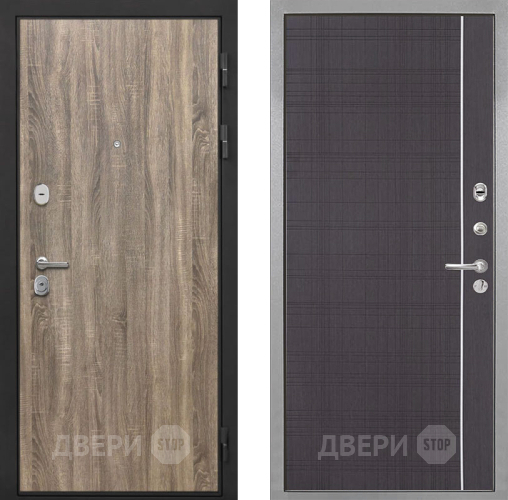 Дверь Интекрон (INTECRON) Гектор Дуб Турин В-07 с молдингом Венге в Химках