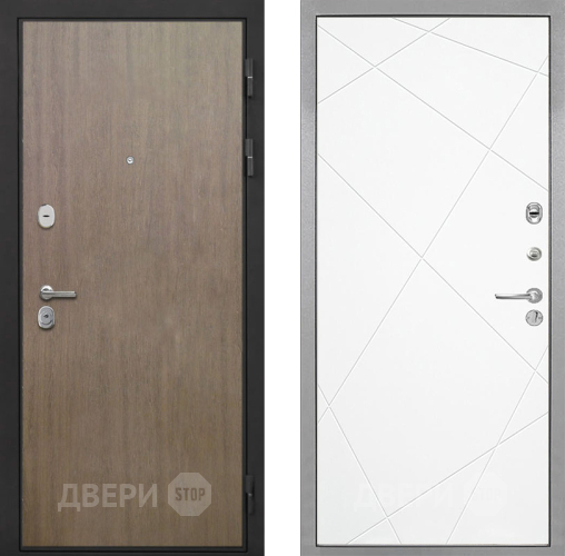 Дверь Интекрон (INTECRON) Гектор Венге Коричневый Лучи-М Софт милк в Химках