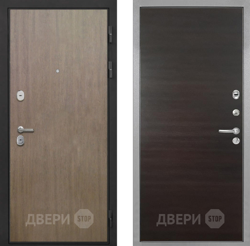 Дверь Интекрон (INTECRON) Гектор Венге Коричневый Гладкая Эковенге поперечный в Химках
