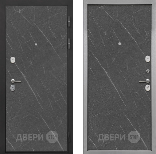 Входная металлическая Дверь Интекрон (INTECRON) Гектор Гранит Лава Оникс Гладкая Гранит лава оникс в Химках