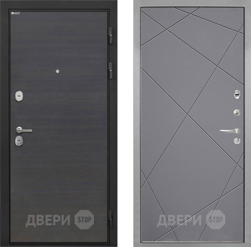 Дверь Интекрон (INTECRON) Гектор Эковенге Лучи-М Графит софт в Химках