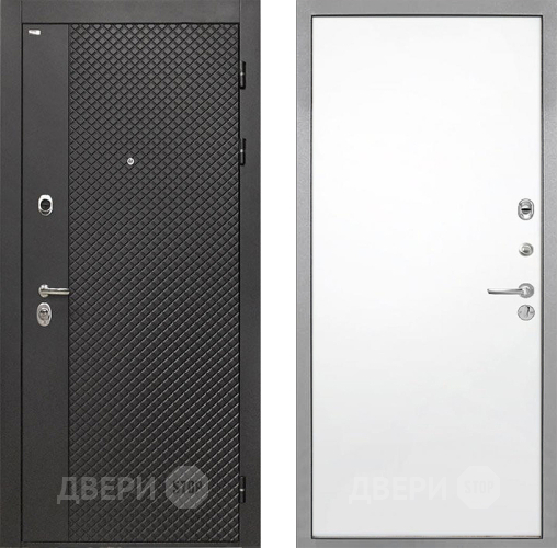 Дверь Интекрон (INTECRON) Олимпия Black 4К Гладкая Силк Сноу в Химках