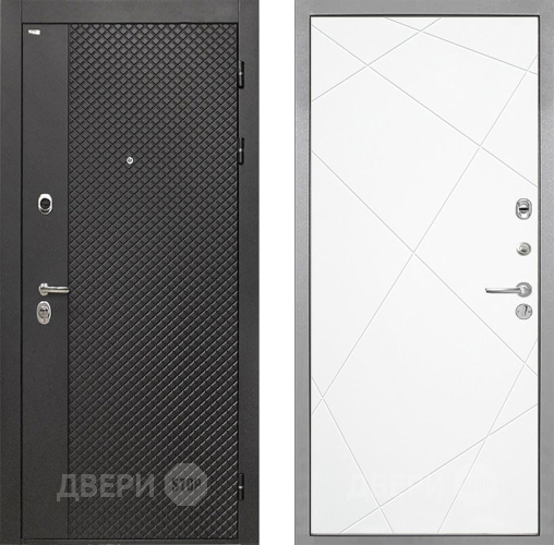 Входная металлическая Дверь Интекрон (INTECRON) Олимпия Black 4К Лучи-М Софт милк в Химках