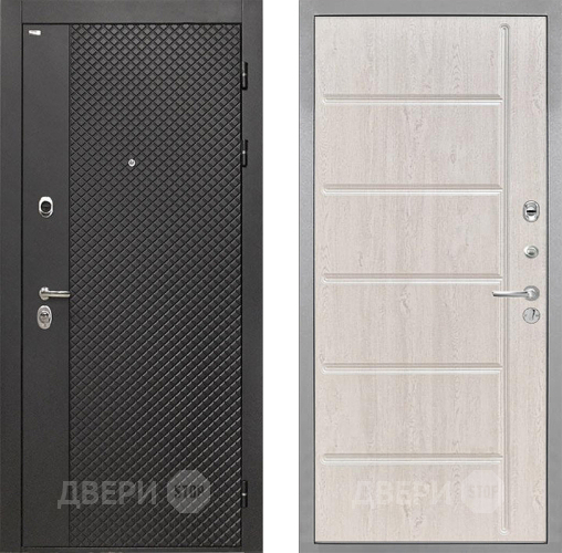 Дверь Интекрон (INTECRON) Олимпия Black 4К ФЛ-102 Сосна белая в Химках