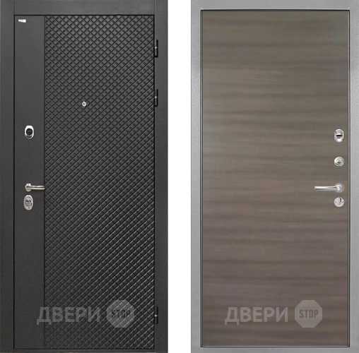Дверь Интекрон (INTECRON) Олимпия Black 4К Гладкая Дуб тоскано поперечный в Химках