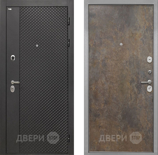Дверь Интекрон (INTECRON) Олимпия Black 4К Гладкая Гранж в Химках