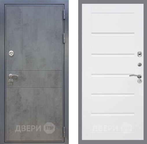 Дверь Рекс (REX) ФЛ-290 Сити Белый ясень в Химках