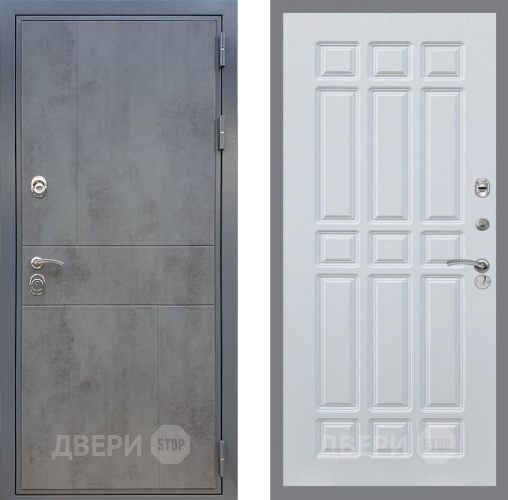Дверь Рекс (REX) ФЛ-290 FL-33 Белый ясень в Химках