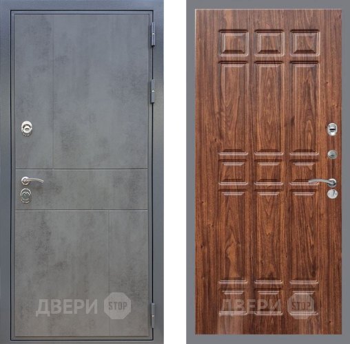 Дверь Рекс (REX) ФЛ-290 FL-33 орех тисненый в Химках