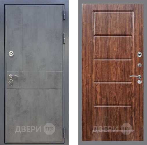 Дверь Рекс (REX) ФЛ-290 FL-39 орех тисненый в Химках