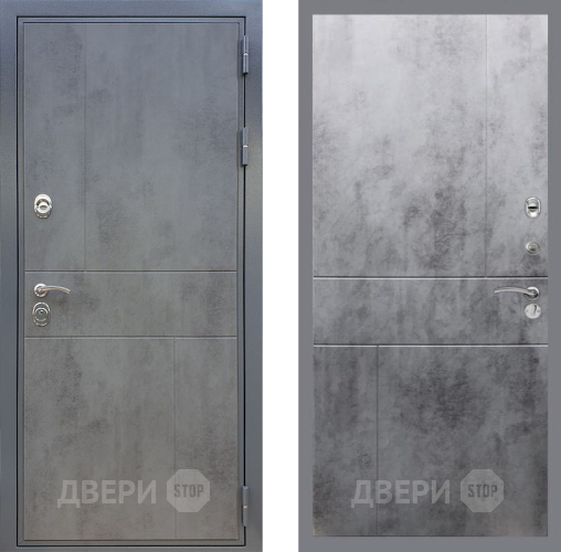 Дверь Рекс (REX) ФЛ-290 FL-290 Бетон темный в Химках