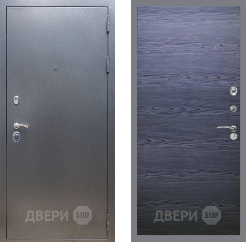 Дверь Рекс (REX) 11 GL Дуб тангенальный черный в Химках